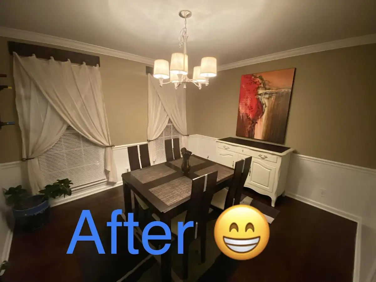 Professional dining room restoration after water damage in Crouch Mesa