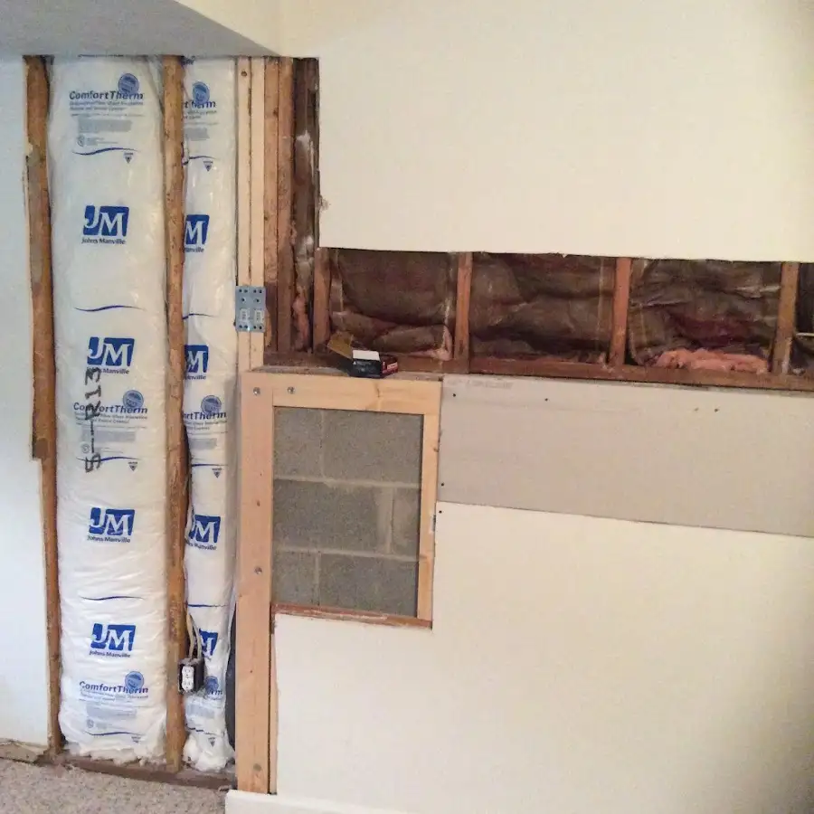 Wall insulation replacement during Contents Cleaning & Restoration in Crouch Mesa